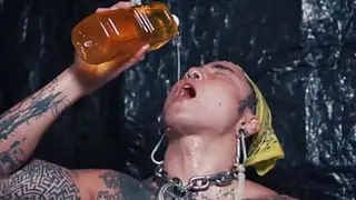 Asian Yoshi Kawasaki Drinks His Own Pee